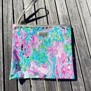 Lilly Pulitzer Pink and Blue Women's Bag